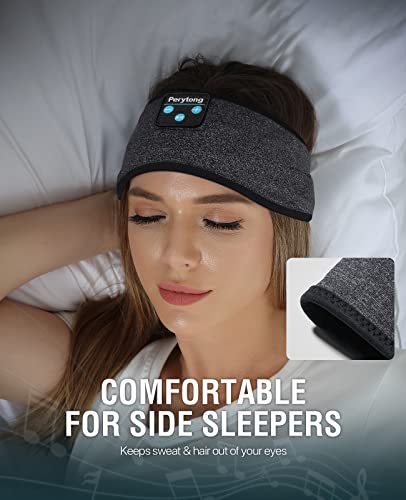 [AUSTRALIA] - Sleep Headphones, Headb, Headphones, Bluetooth Headb, Sleeping Headphones for Side Sleeper, Elastic Music Sleep B, Cozy ASMR Wireless Eye Mask Tech Gadgets Gifts for Men Women Coalblack 