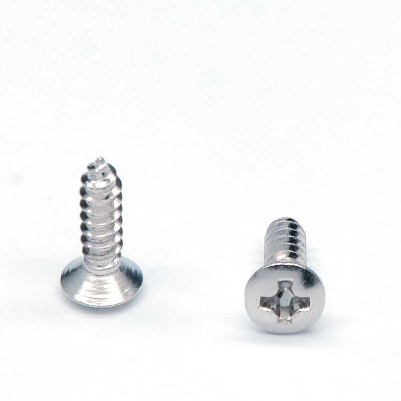 3MM Electric Guitar Bass Pickguard Screws Pick Guards Scratch Plate Mounting Screws for Fender Strat ST Tele TL Stratocaster Telecaster Gibson LP Les Paul SG Guitar Pack of 50 (Chrome) Chrome