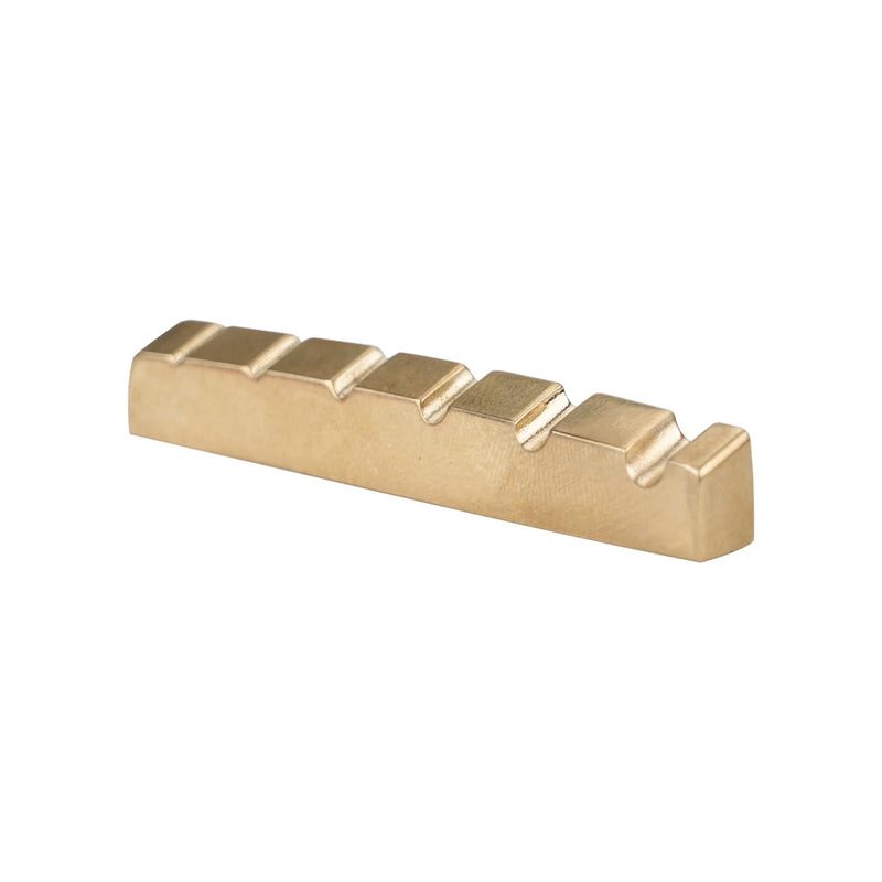 Pre-Slotted Bass guitar Brass nuts 6 string Bass Top Nut 54mm x 6mm