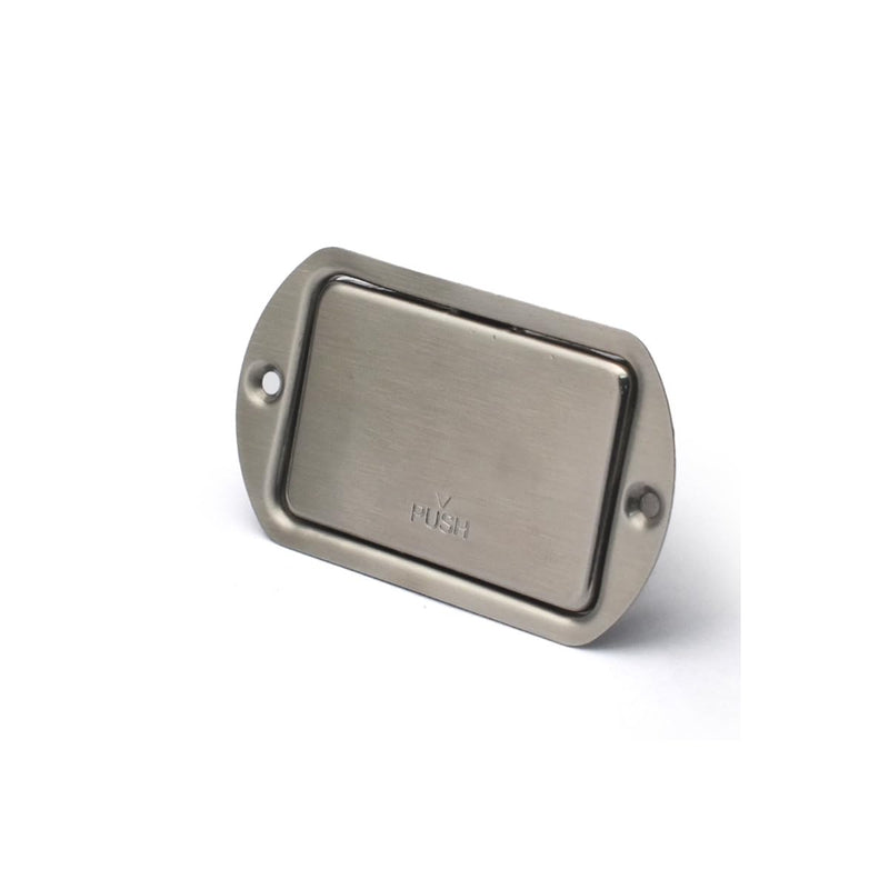 Stainless Steel 9V Guitar battery Box Battery Cover Box Case Compartment for Active Guitar Bass Oval Style