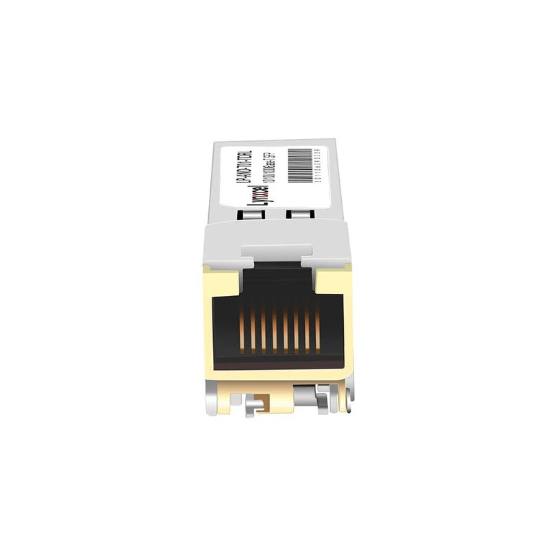 SFP RJ45 Module Transceiver, 10/100/1000Base-T, 1.25G, Up to 100m | Gigabit Copper SFP for Cisco, Ubiquit UniFi, TP-Link, Meraki, Intel, Mikrotik, Netgear and More 10/100/1000Base-T: 100m