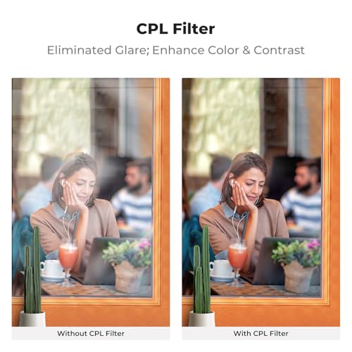 K&F CONCEPT 67mm UV CPL Lens Filter Kit Protection Filter Set