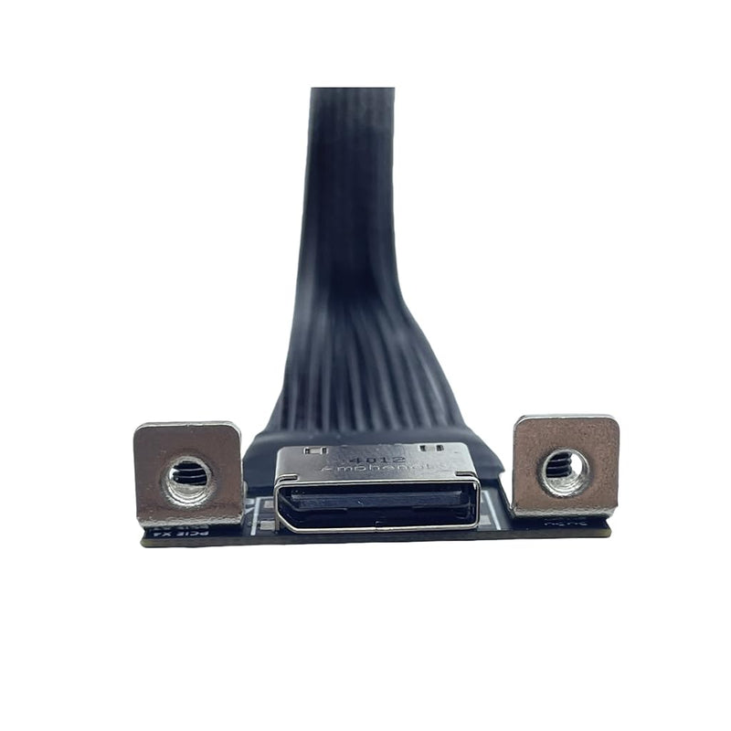 JMT M.2 NVMe M Key to Oculink 4i / SFF8611 Extension Cable PCIe4.0 X4 Gen3 4 Compatible with T10 / SAS-4 SFF-8612 (15cm) 15cm