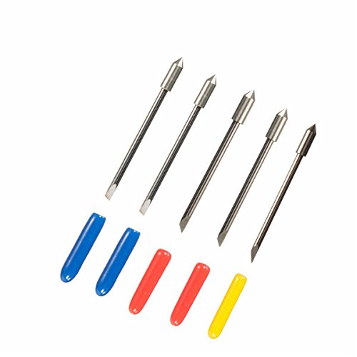 Yakamoz CB09 CB09U Graphtec Blade Holder Base with 15pcs Graphtec Blade Vinyl Cutter Plotter Cutting Blades 30/45/ 60 Degree