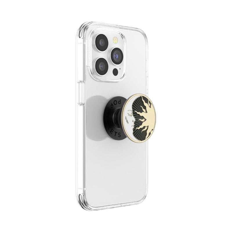 POPSOCKETS Phone Grip with Expanding Kickstand, PopSockets for Phone - Enamel Lunar Dreams Adhesive