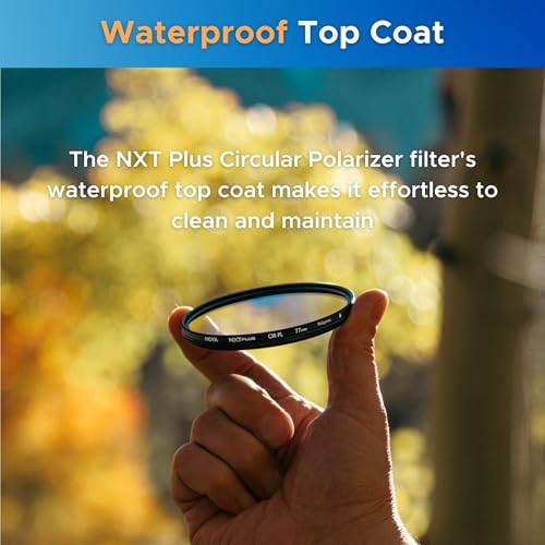 Hoya NXT Plus 49mm Circular Polarizing Filter - 10-Layer HMC Coating 49 mm