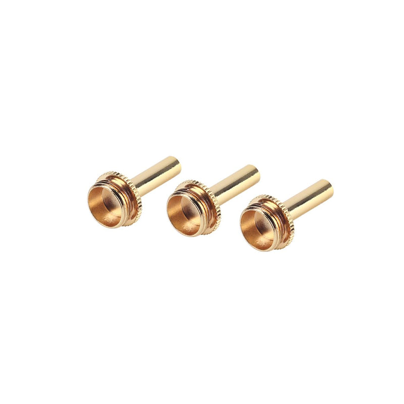 Trumpet Valve Connecting Rod Piston Stems, Brass Replacement Parts, Set of 3