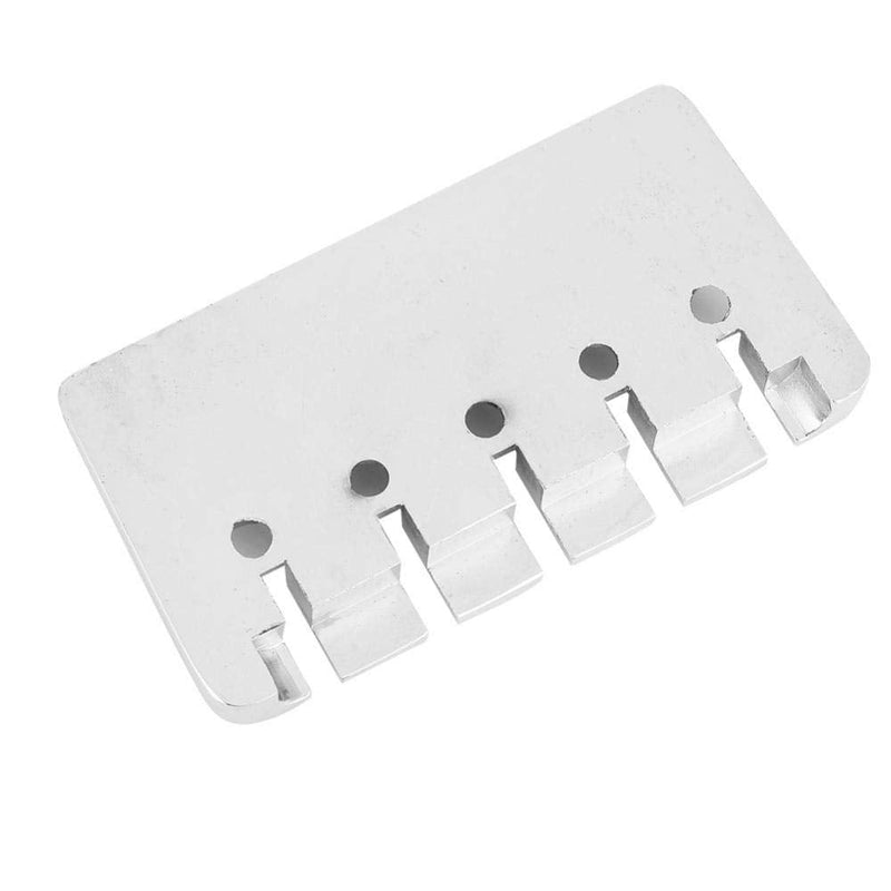 Bass Saddle, High-Quality Replacement for 5-String Electric Bass Guitar Bridge, 5 String Electric Bass Guitar Bridge, Durable Guitar Accessories for Electric Bass Players