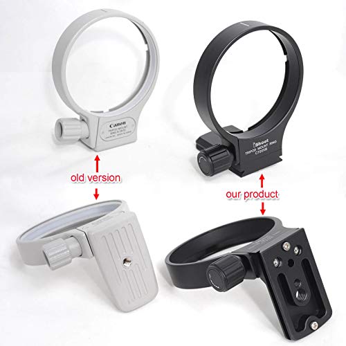 iShoot 78mm Tripod Mount Ring B(W) Lens Collar Support for Canon EF 70-200mm f/2.8L USM/is USM/is II USM/III USM, EF 100-400mm f/4.5-5.6L is USM, EF 35-350mm f/3.5-5.6L USM, EF 300mm f/4L is USM
