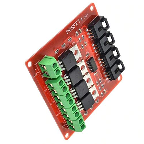 2pcs Four Channel 4 Way MOSFET Button IRF540 V4.0 + MOSFET Switching Module