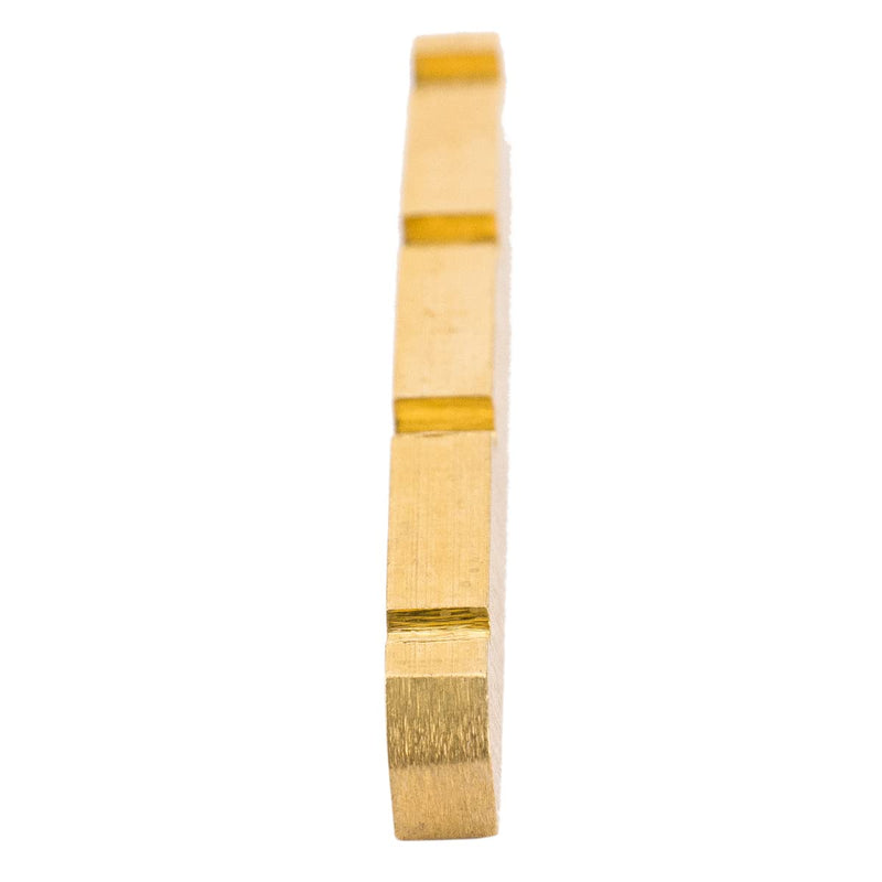 Musiclily Basic 42mm Pre-Slotted Electric Bass Brass Nut for 4-String Precision Jazz Bass, 42x3.5x6mm 4-String 42x3.5x6mm