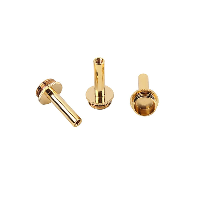 Trumpet Valve Connecting Rod Piston Stems, Brass Replacement Parts, Set of 3