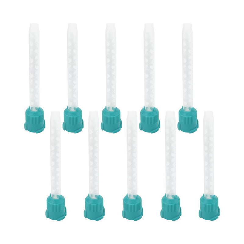 Dental Impression Mixing Tips, YOUYA DENTAL 50pcs Dental Intra Oral Tips for Dentistry Materials Mixing Tube Disposable Silicone Rubber Head Lab Products - Green 50Pcs NT7002-Green