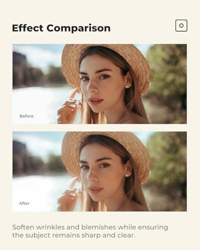 K&F CONCEPT 40.5mm Black Diffusion 1/4 Filter Mist Cinematic Effect Filter