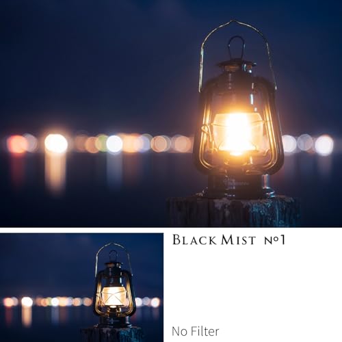Kenko Diffusion Effect Filter Black Mist No.1 N φ52mm, Soft Effect, for That Perfect Cinematic Scene, Made in Japan, 449875 52mm