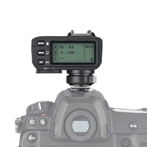 Godox X2T-N 2.4G Wireless Flash Trigger Compatible with Nikon Camera i-TTL HSS1/8000s HSS, with 5 Group Buttons, Bluetooth Connection X2T-N(Nikon)