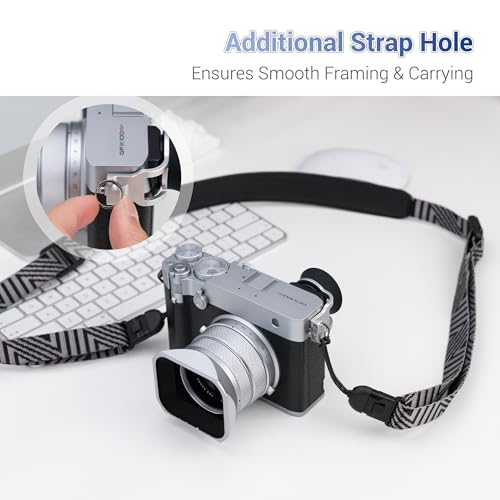 Extended GFX 100RF Eyecup Eyepiece Viewfinder for Fujifilm GFX100RF Eye Cup Silver for Fujifilm GFX100RF