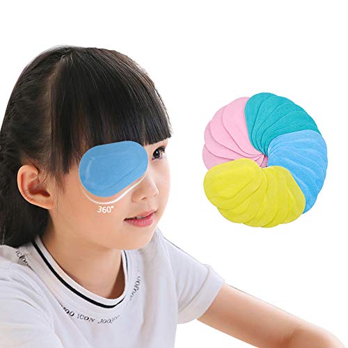 Sticky Eye Patches for Kids 60PCs/3Boxes Colorful Breathable Eye Patch Eye Pad Adhesive Bandages for Adults Children 20 Count (Pack of 3)