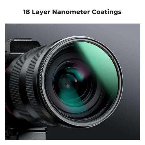 K&F CONCEPT 49mm Black Diffusion 1/4 Filter + Lens Cap