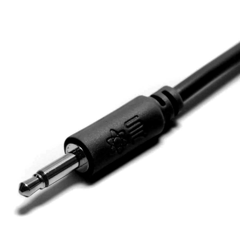 Patch Cables, 5 Pack 3.5mm 1/8 inch Mono Cables Eurorack Modular (72 inch, Black)