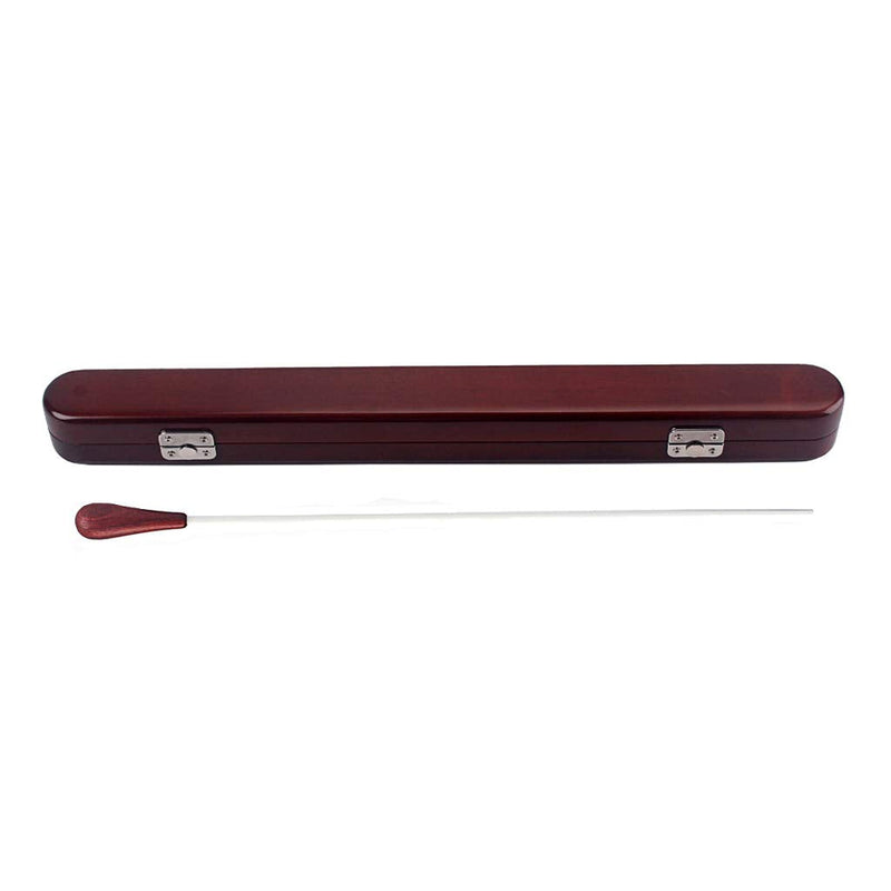 [AUSTRALIA] - Alnicov Red Wood Conductor Music Baton Wooden Box Case with Baton Handmade Musical Parts 