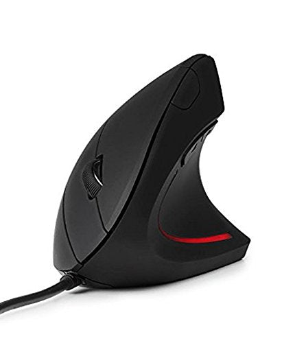 Wolf War Ergonomic Mouse High Precision Optical Vertical Mouse Adjustable DPI 800/1200 / 2400/3200 Wired Computer Mouse