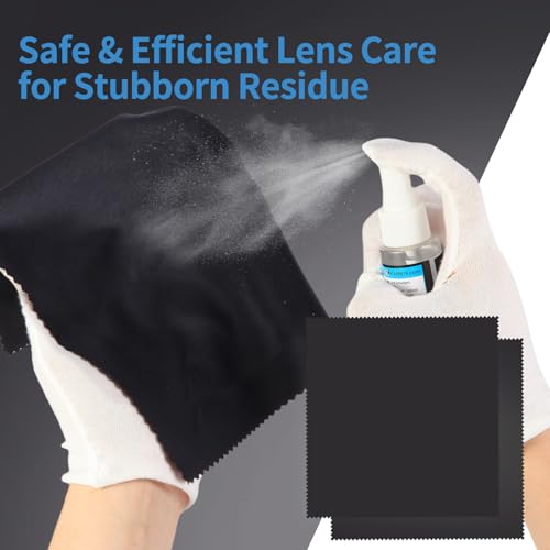Camkix 14-in-1 Camera Lens Cleaning Kit - Includes Advanced Large Silicone Air Blower, 2in1 Lens Cleaning Pen, Dry Swabs, Cleaning Paper, 30 ML Optical Lens Spray for Mirrorless Cameras, APS-C, DSLR 14 in 1