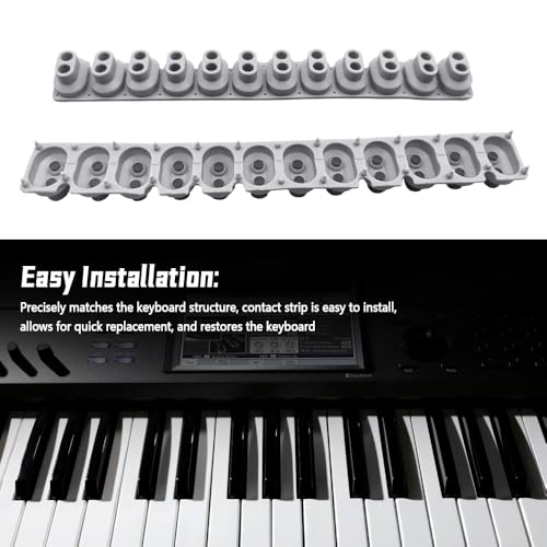 Rubber Key Contact Strip for Korg Kross 88 Krome PX850 PX860 8PCS