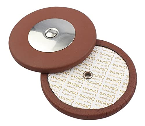 [AUSTRALIA] - 25 Pieces Leather Pads Alto Sax Pads Replacement Set Saxophone Repair Parts Brown 9mm to 48mm 