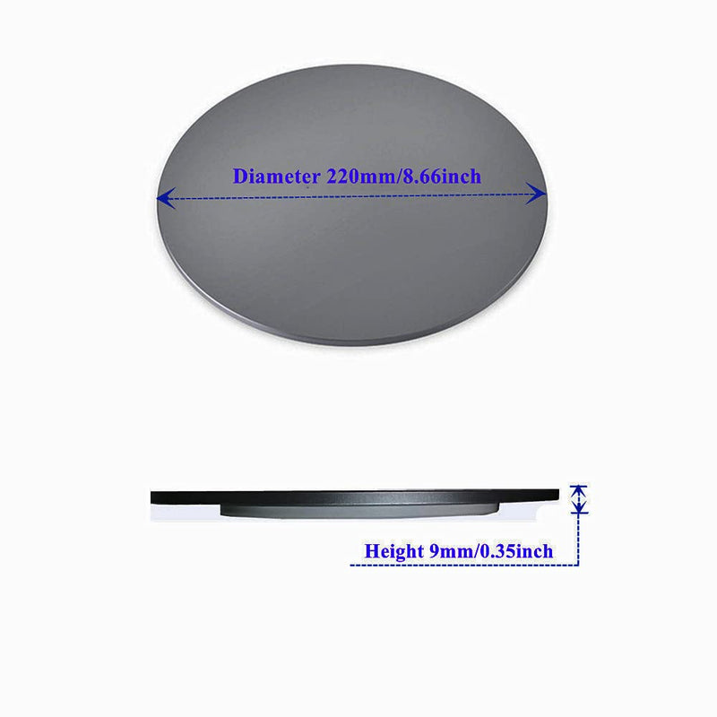 Aluminum 360° Rotation Monitor Swivel Base Computer Screen Monitor | Turntable Stand Flat Panel TV Rotating Mat for iMac Laptop Potted Plants Arts Crafts Products Display Stand