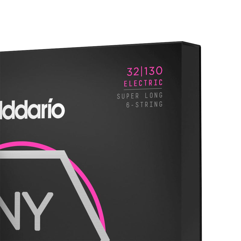 D'Addario Bass Guitar Strings, NYXL Nickel Plated, NYXL32130SL, Regular Light 32-130, Super Long Scale, 6-String Set, Pack of 1 Regular Light, 32-130 (6-String)