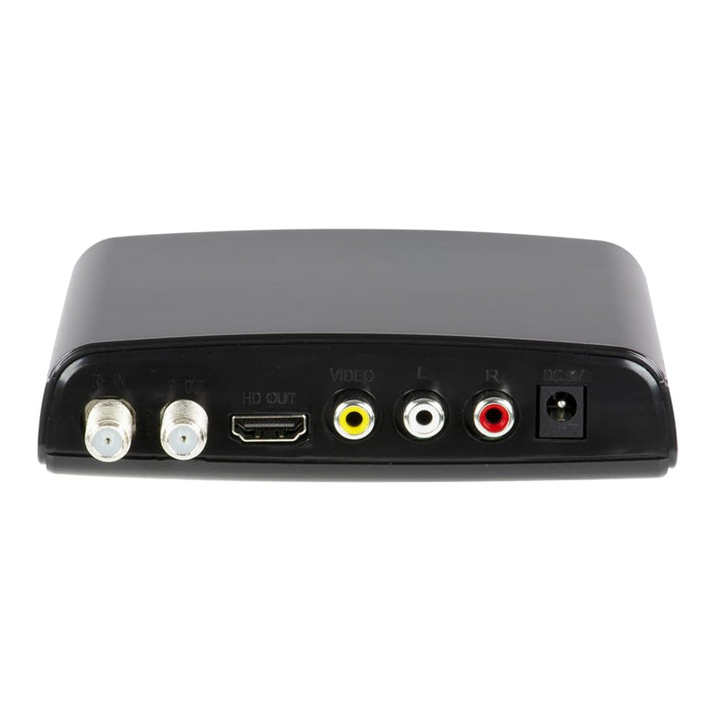 [AUSTRALIA] - QFX CV-103 Digital Converter Box W Ul Adapter, for RF in (Antenna), RF Out, HD Out, and Video Out, USB Recording, Sleep Timer Feature, Black 