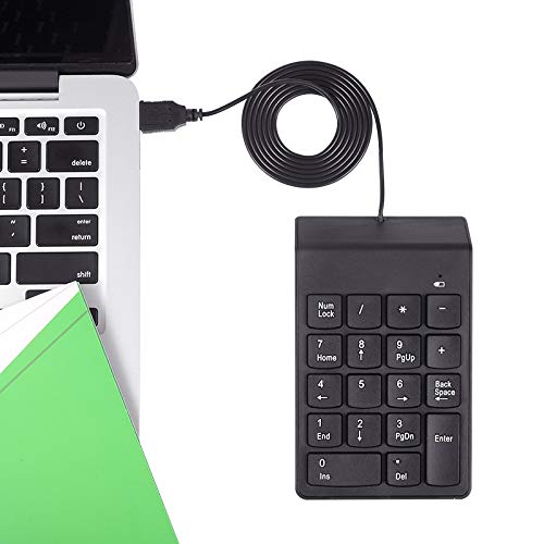 Numeric Keypad,USB Numeric Keypad,Kadaon USB 18 Key Number Numeric Keypad Keyboard for Laptop/Notebook PC Computer