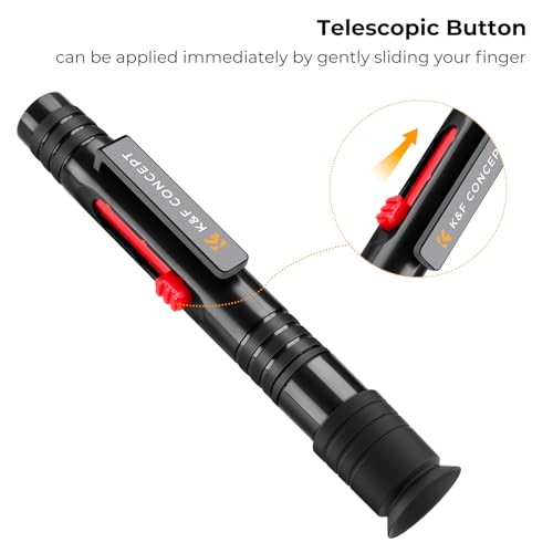K&F CONCEPT Professional Lens Cleaning Pen X3,Carbon Head,Soft Brush 3