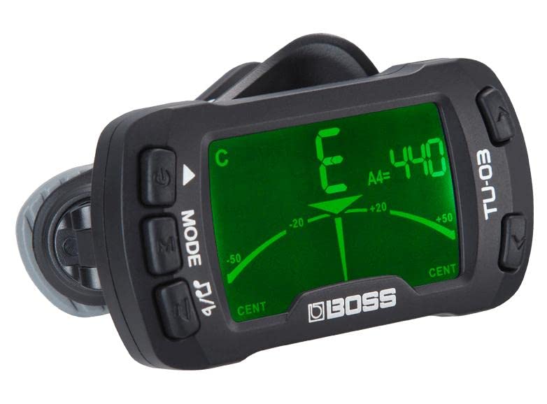 BOSS TU-03 Clip-on Tuner & Metronome (TU-03) Tuner + Metronome