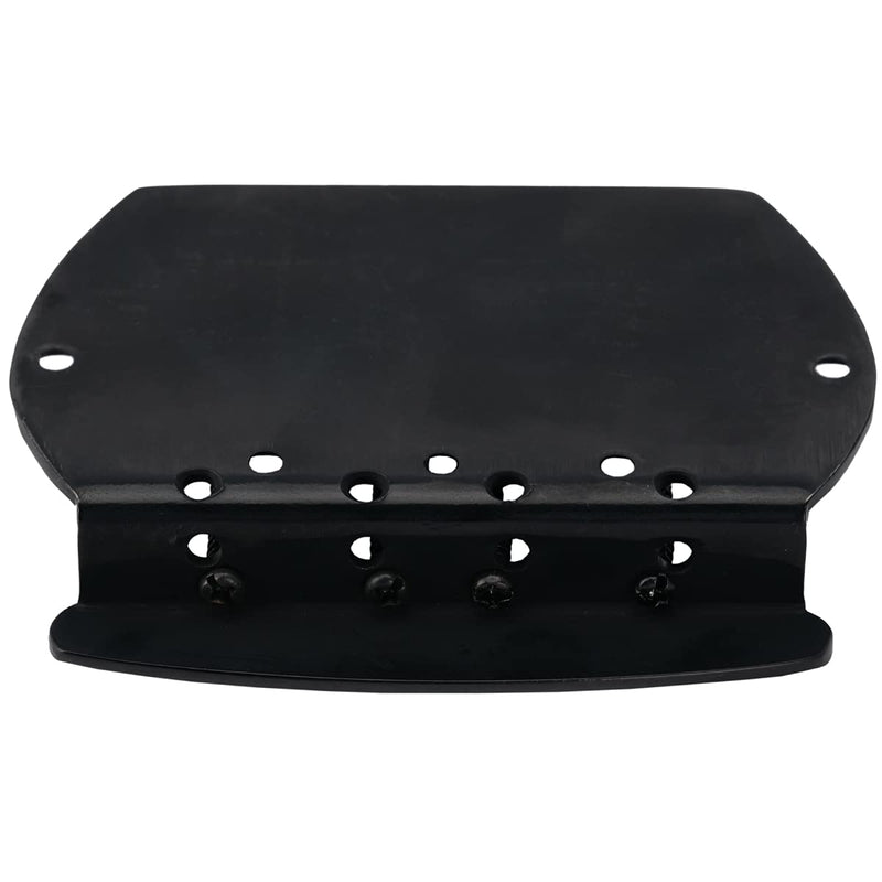 Musiclily Pro 57mm 4-String Bass Bridge for Music Man Style Bass Replacement, Black