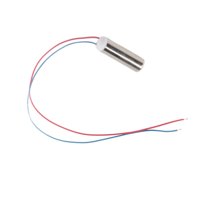 5pcs 14500rpm 0.14W 0.038A 3.7V Waterproof Vibrating Mini Motor Cylindrical Coreless Vibration Motor for Electric Toothbrush, Massager, Smart Glasses