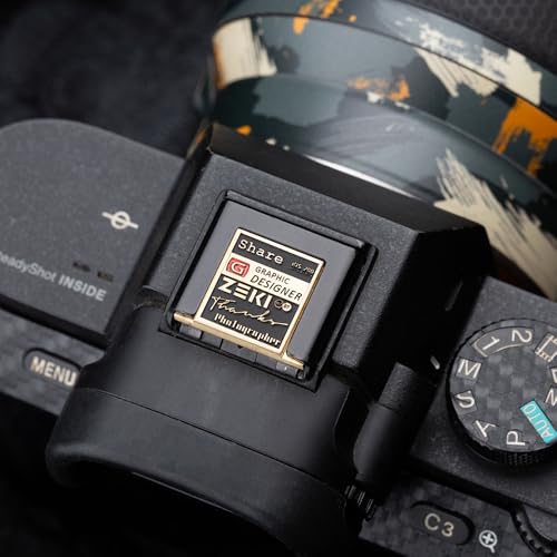 Viewfinder Sunrise Pattern Camera Metal Hot Shoe Cover for Fujifilm X100VI XT5 XT4 XT30 XT50 XE3,for Nikon ZF Z5 Z6 Z6II (02-Copper Alloy(for Sony)) 02-Copper Alloy(For sony)