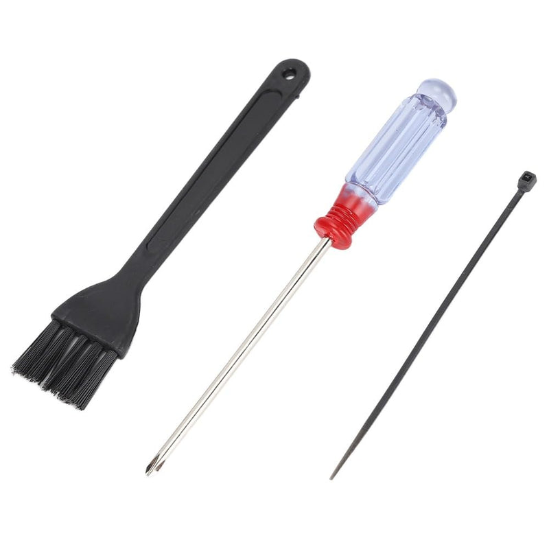 Stainless Steel Computer Screw Assortment Kit Motherboard Standoffs Screws with Screwdriver Washer Cleaning Brush for DIY PC Installation and Repair