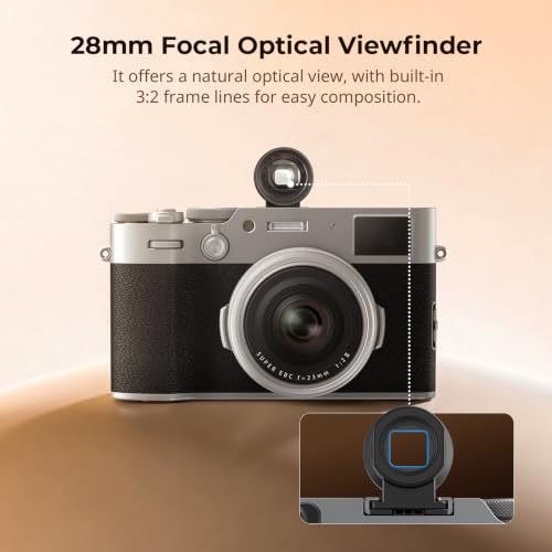 SmallRig 28mm External Optical Viewfinder, Cold Shoe Mount - 5873