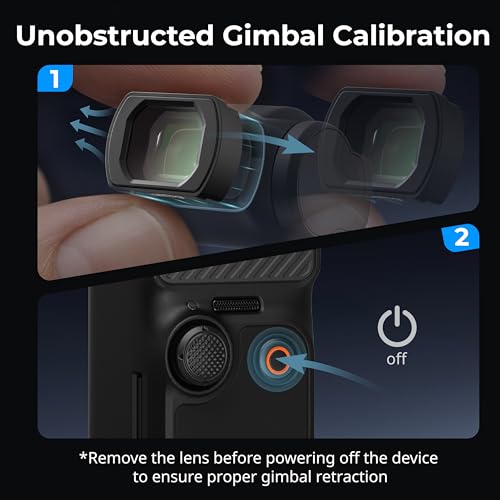 SmallRig 0.72X Wide-Angle Lens for DJI Osmo Pocket 4/3, Magnetic Attachment