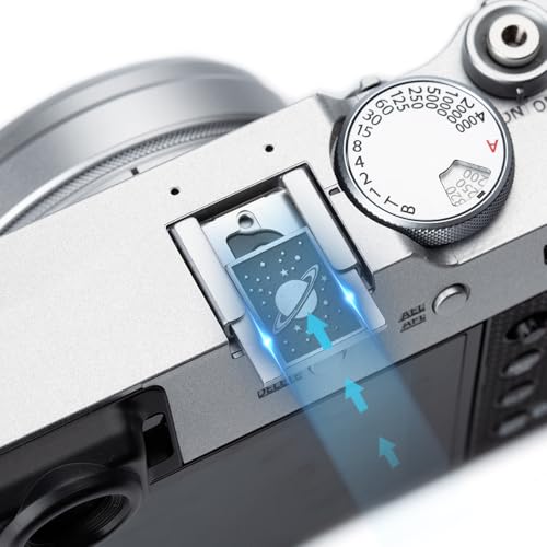 Camera Metal Hot Shoe Cover Shutter Buttons Protector Set for Nikon z30/z50/d810 for Fujifilm X100VI X-T30 X-Pro3 X-Pro2 (Aluminium Set) aluminium set