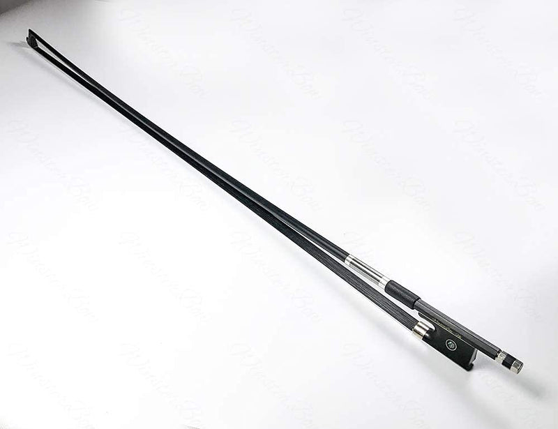 Carbon Fiber Violin Bow 4/4 Size Violin Bow Unbleached Black Horse Hair Art No.VBN108