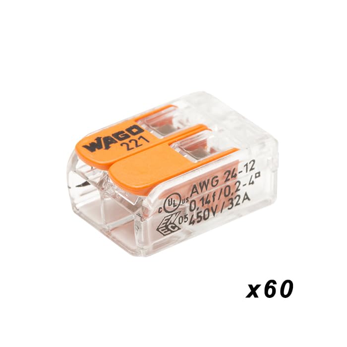 Wago Case 100 Clamps S221 (60 x 2E + 30 x 3E + 10 x 5E)
