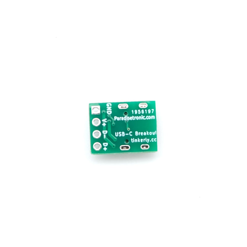 Paradisetronic.com USB-C Mini Breakout Board, e.g. for the power supply of breadboards