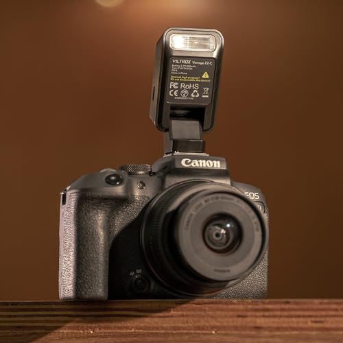 VILTROX Vintage Z2 TTL Foldable Mini Camera Flash for Canon