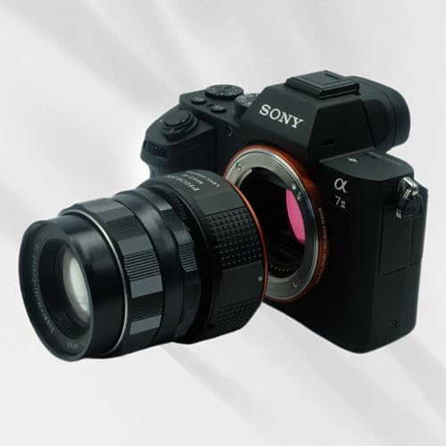 PHOLSY Lens Mount Adapter Manual Focus: Compatible with M42 Lens to Sony E (NEX) Camera Body M42 to Sony E