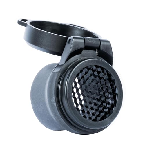 Monstrum Ultra Series Flip-Up Scope Lens Cover with Detachable Honeycomb ARD Objective Lens | 43-48 mm diameter