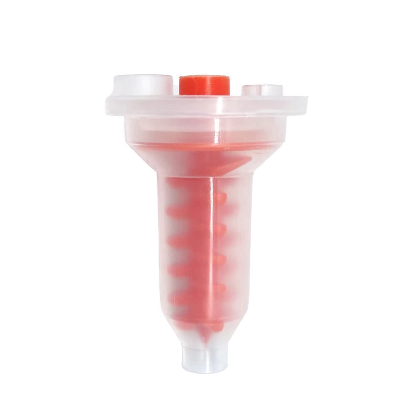 [AUSTRALIA] - Dental Impression Mixing Tips, YOUYA DENTAL 50pcs Dental Intra Oral Tips for Dentistry Materials Mixing Tube Disposable Silicone Rubber Head Lab Products - Pink Large 50Pcs NT7055-Red 