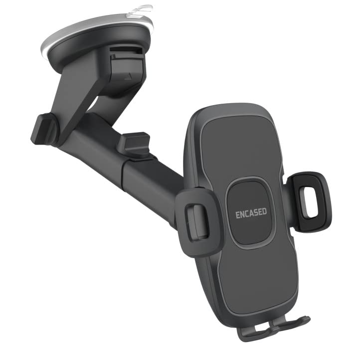 Encased Car Phone Mount, Works with Motorola Models (Moto G Power, G Stylus, Moto G Pure, G Play) Case Friendly Phone Holder for Car (Window, Dash Mounts)